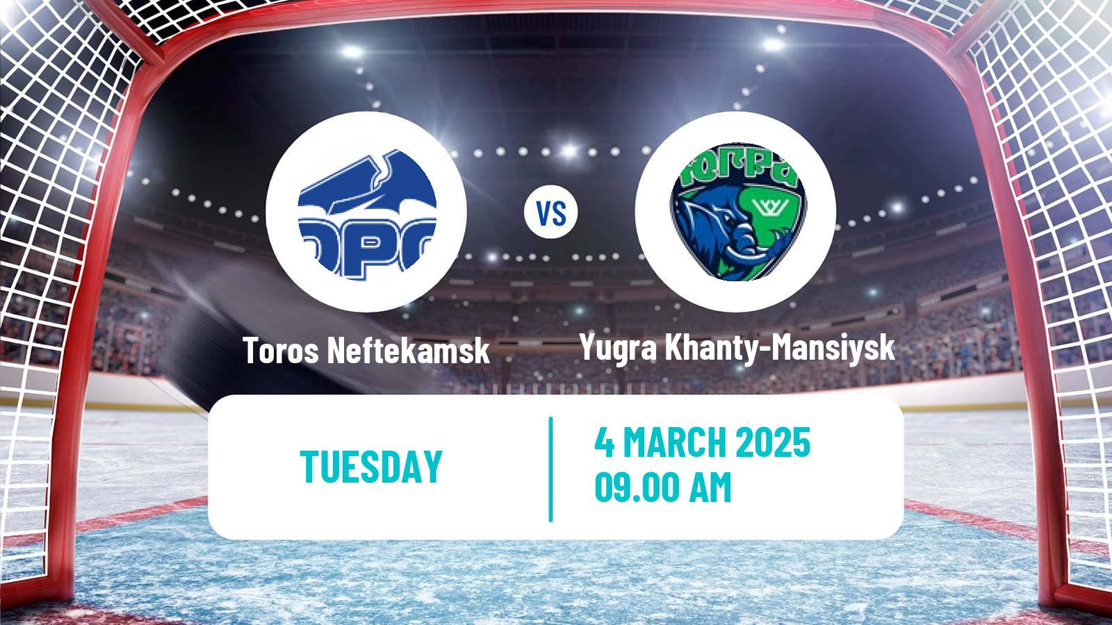 Hockey VHL Toros Neftekamsk - Yugra Khanty-Mansiysk