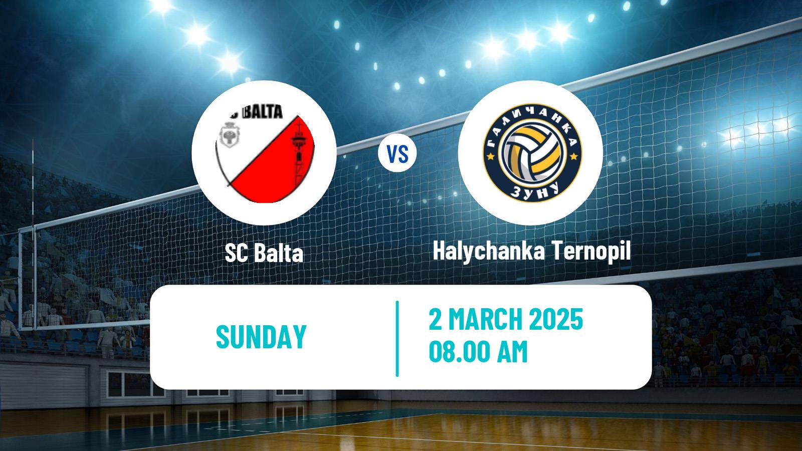 Volleyball Ukrainian Super League Volleyball Women Balta - Halychanka Ternopil