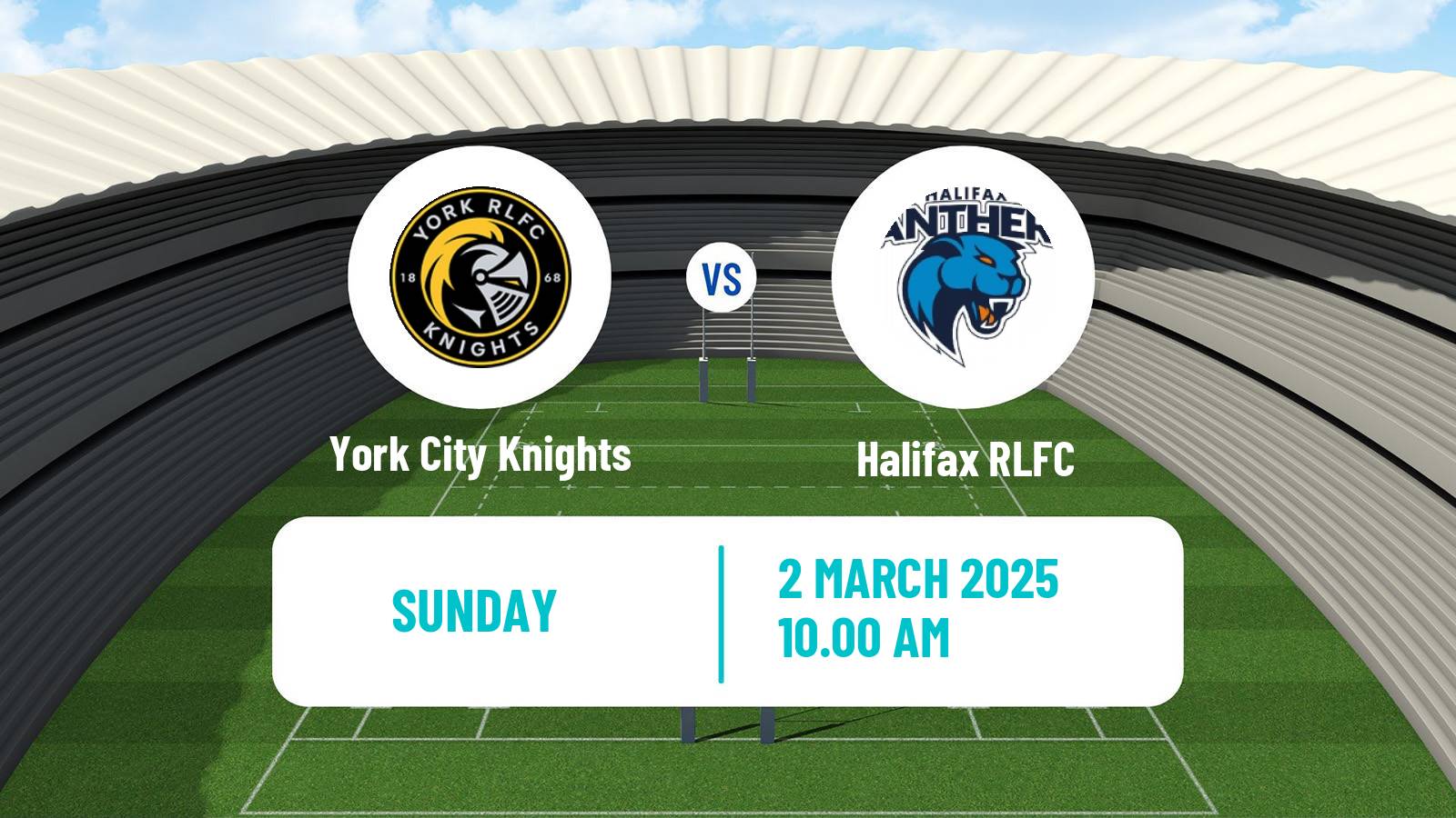 Rugby league English 1895 Cup York City Knights - Halifax