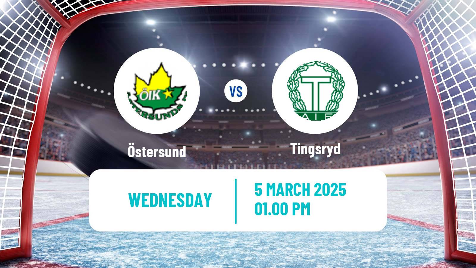 Hockey Swedish Hockey Allsvenskan Östersund - Tingsryd