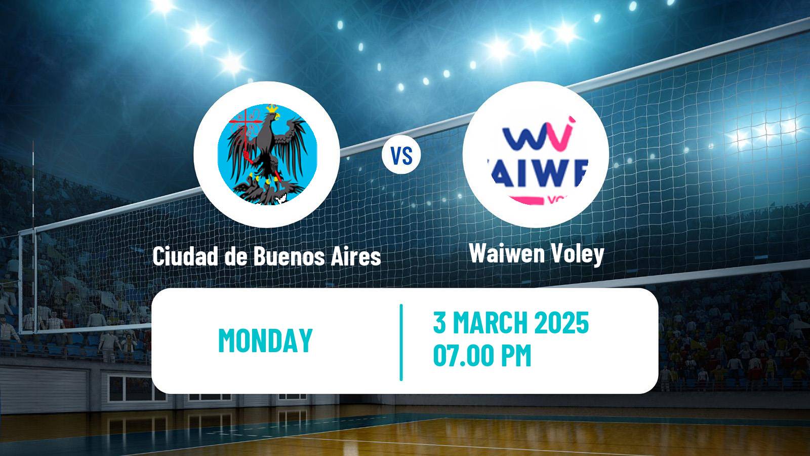 Volleyball Argentinian LVA Volleyball Ciudad de Buenos Aires - Waiwen