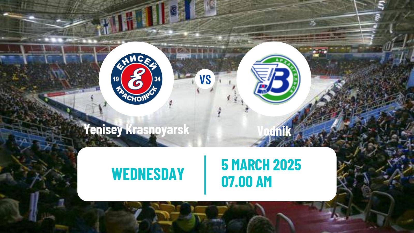 Bandy Russian Super League Bandy Yenisey Krasnoyarsk - Vodnik