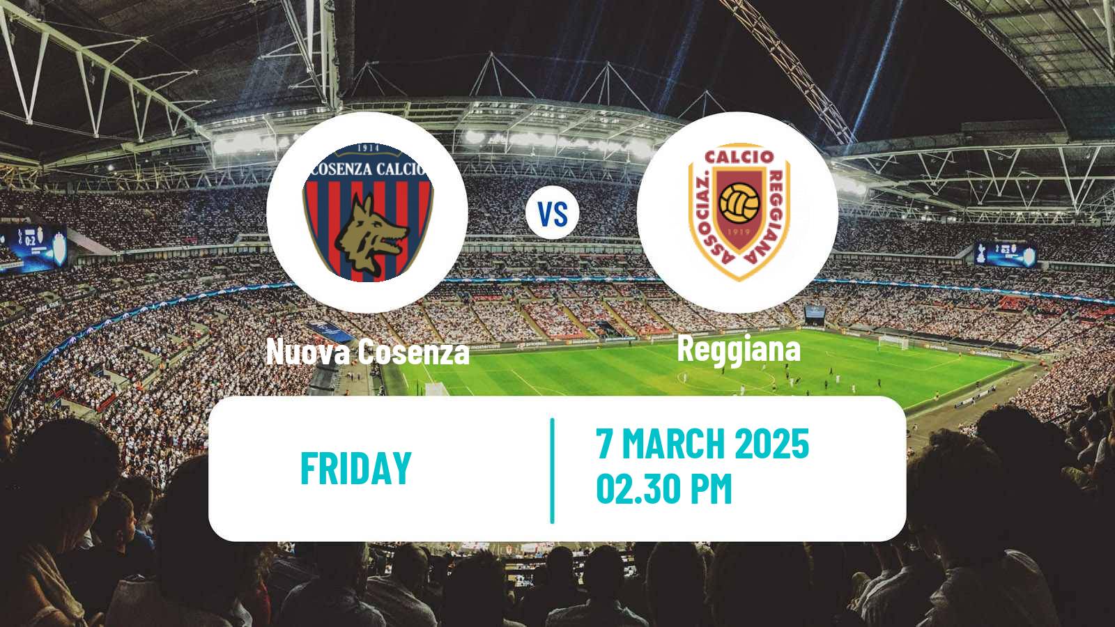 Soccer Italian Serie B Nuova Cosenza - Reggiana