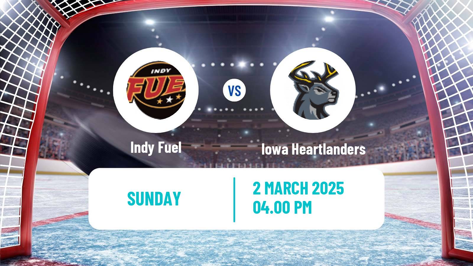 Hockey ECHL Indy Fuel - Iowa Heartlanders