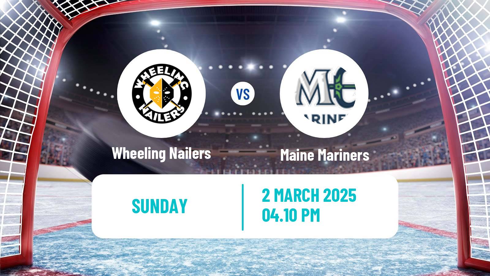 Hockey ECHL Wheeling Nailers - Maine Mariners