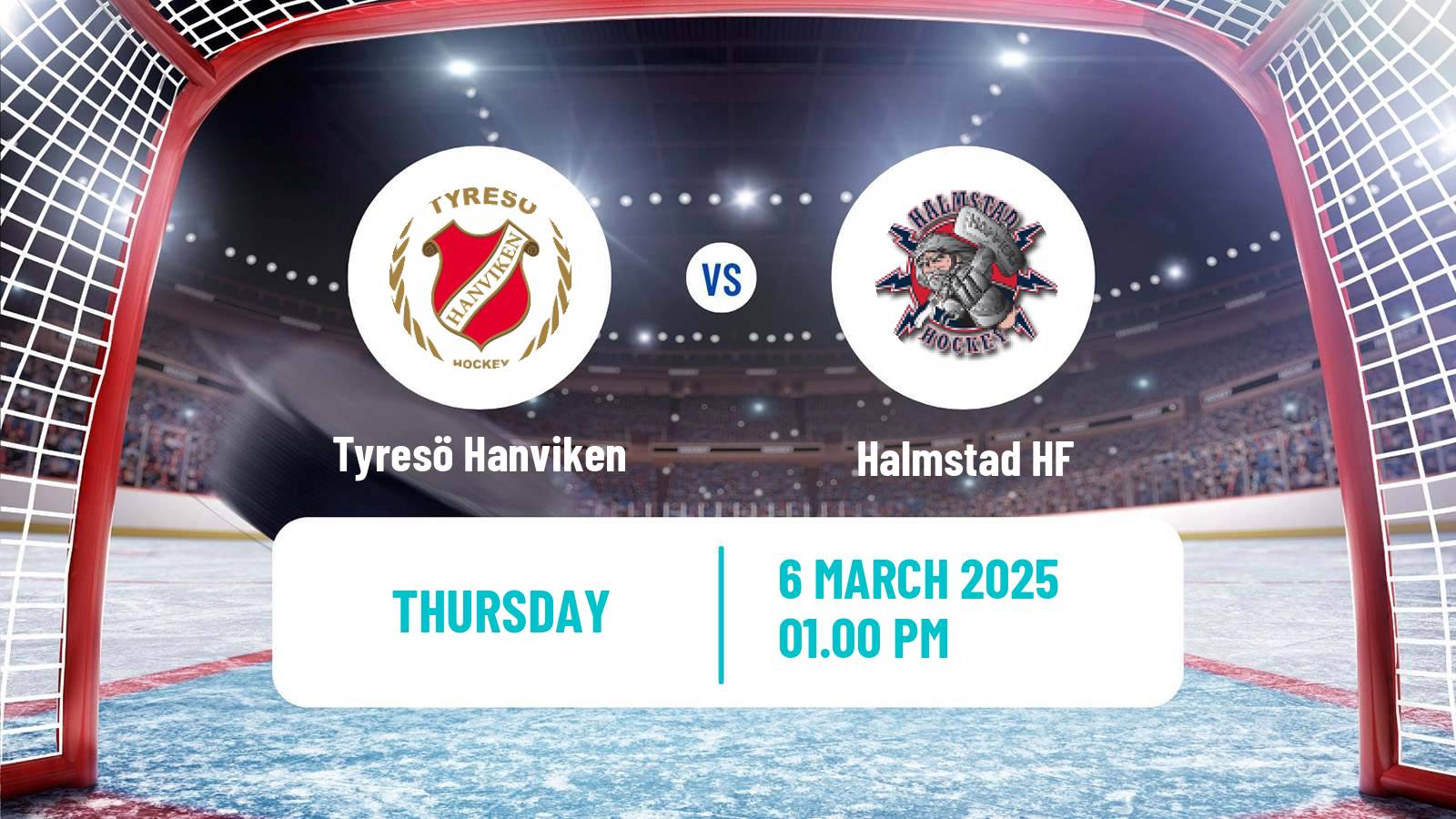 Hockey Swedish Hockey AllEttan Norra Tyresö Hanviken - Halmstad