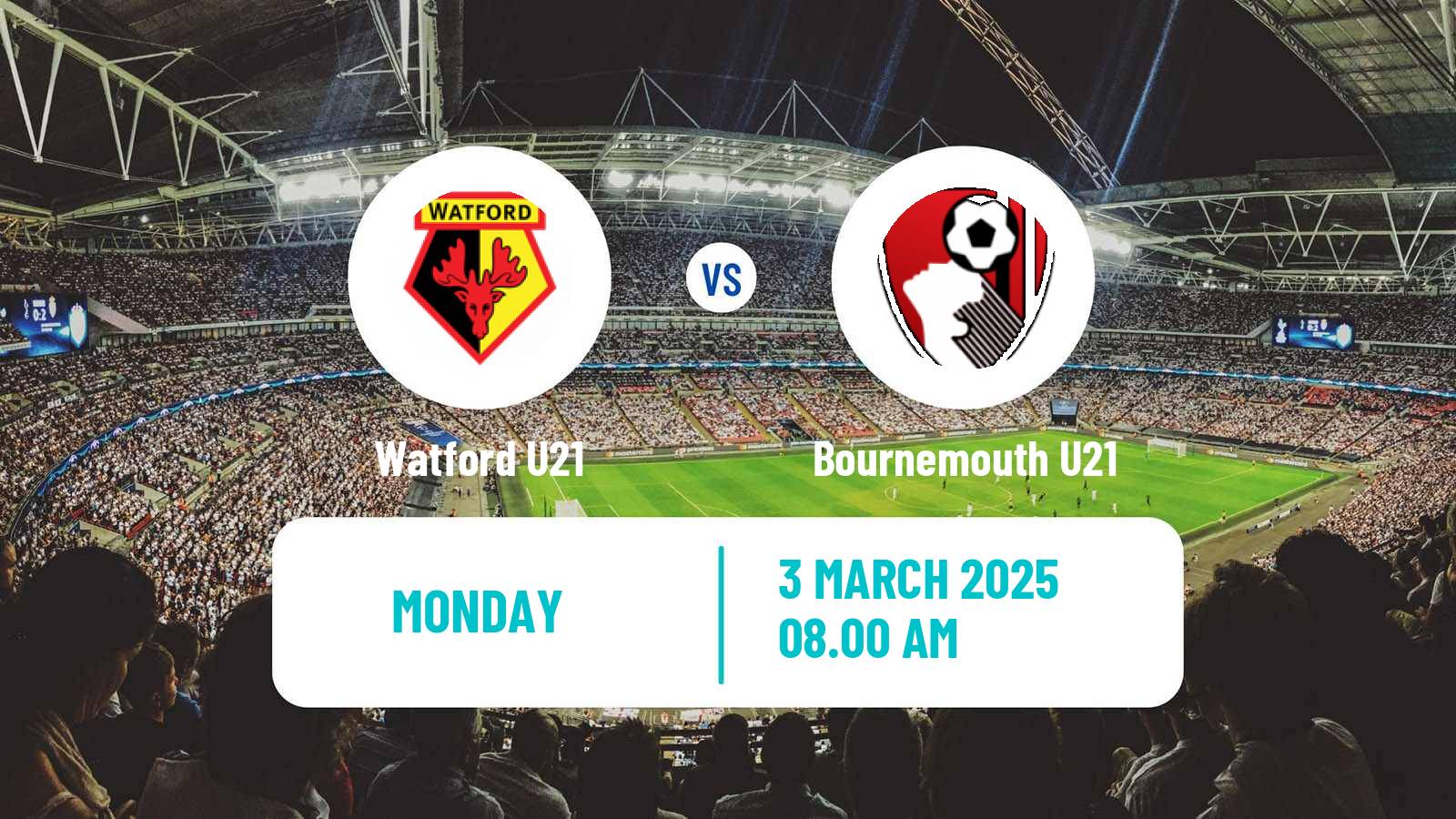 Soccer English Professional Development League Watford U21 - Bournemouth U21