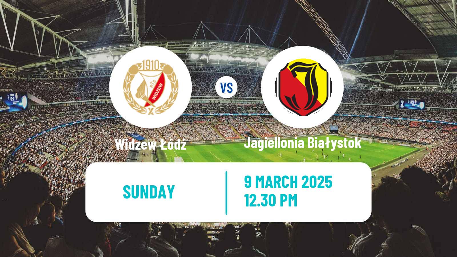 Soccer Polish Ekstraklasa Widzew Łódź - Jagiellonia Białystok