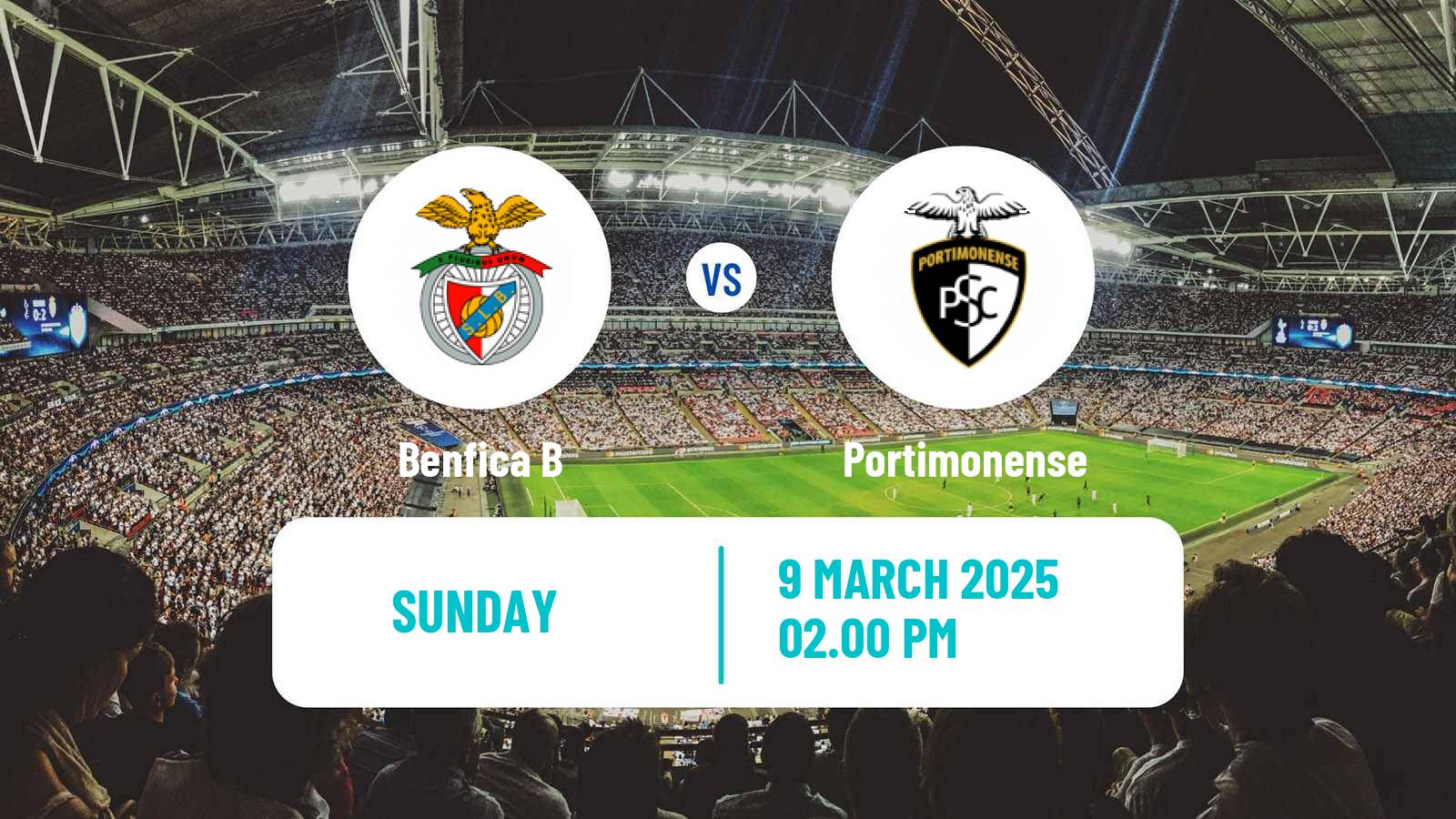 Soccer Portuguese Liga 2 Benfica B - Portimonense