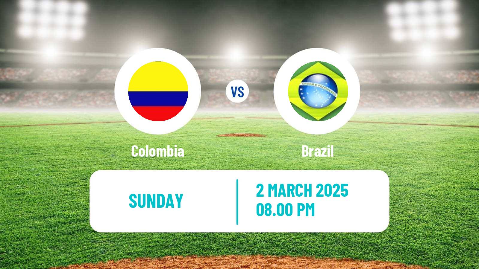 Baseball World Baseball Classic Colombia - Brazil