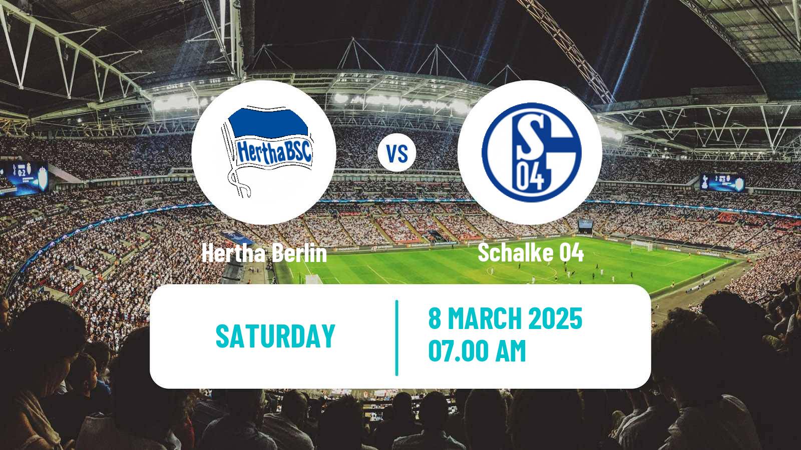 Soccer German 2 Bundesliga Hertha Berlin - Schalke 04