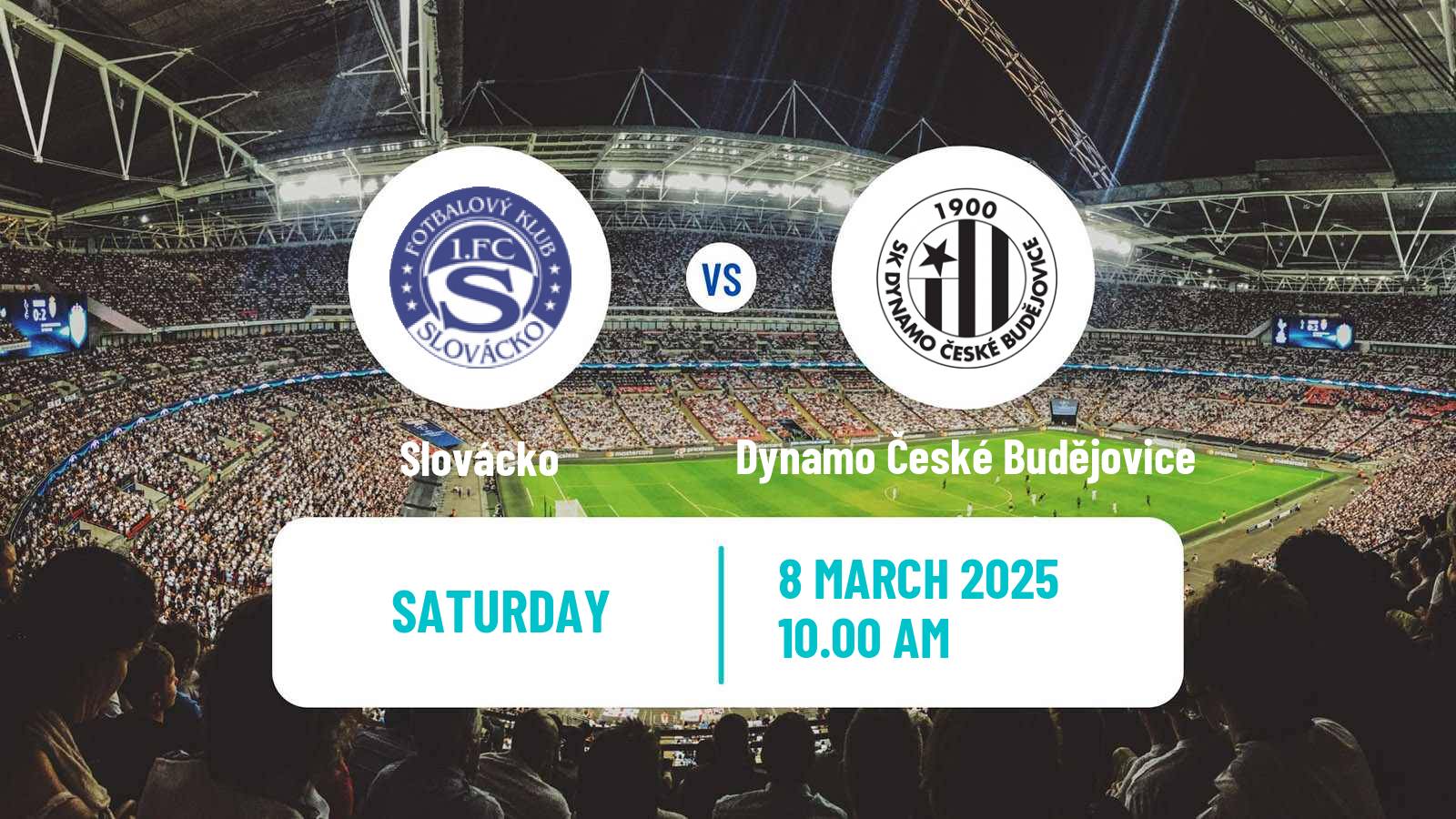 Soccer Czech 1 Liga Slovácko - Dynamo České Budějovice