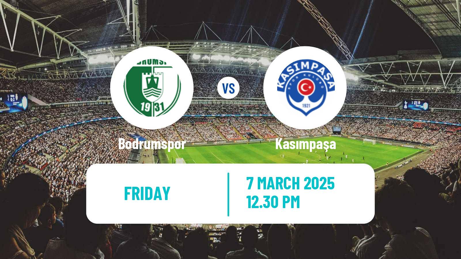 Soccer Turkish Super League Bodrumspor - Kasımpaşa