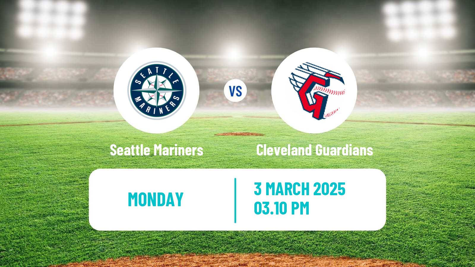 Baseball MLB Spring Training Seattle Mariners - Cleveland Guardians