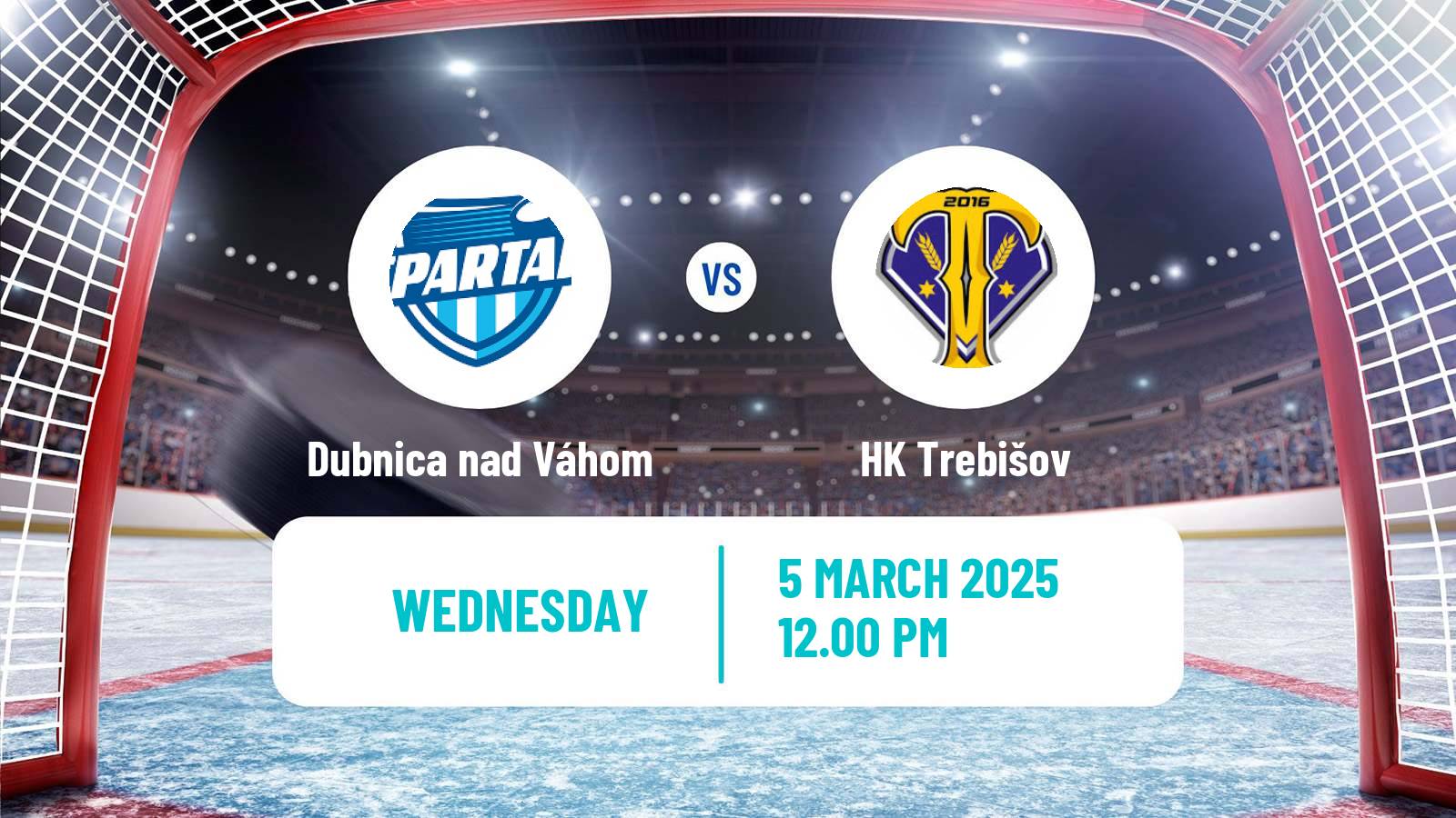 Hockey Slovak 1 Liga Hockey Dubnica nad Váhom - Trebišov