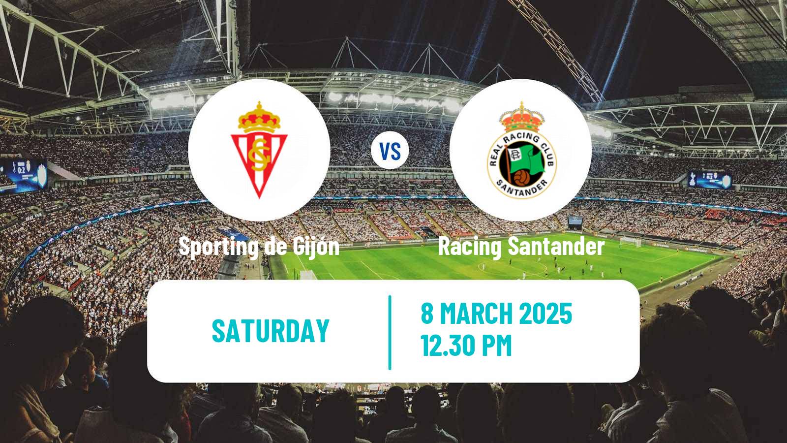 Soccer Spanish LaLiga2 Sporting de Gijón - Racing Santander