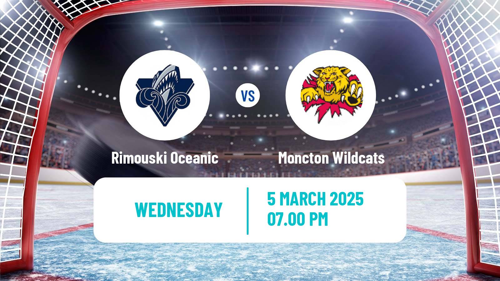 Hockey QMJHL Rimouski Oceanic - Moncton Wildcats