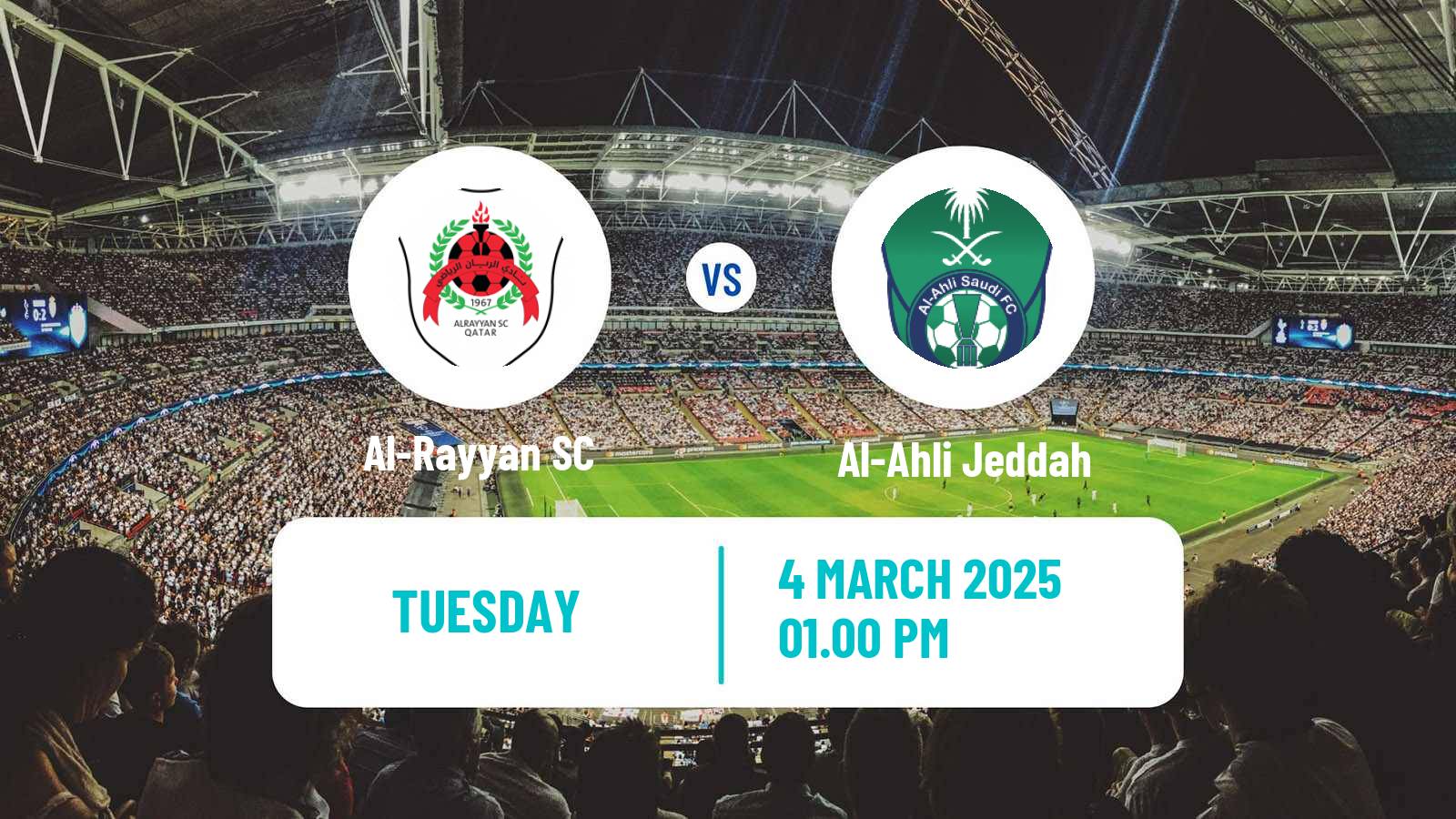 Soccer AFC Champions League Al-Rayyan - Al-Ahli Jeddah