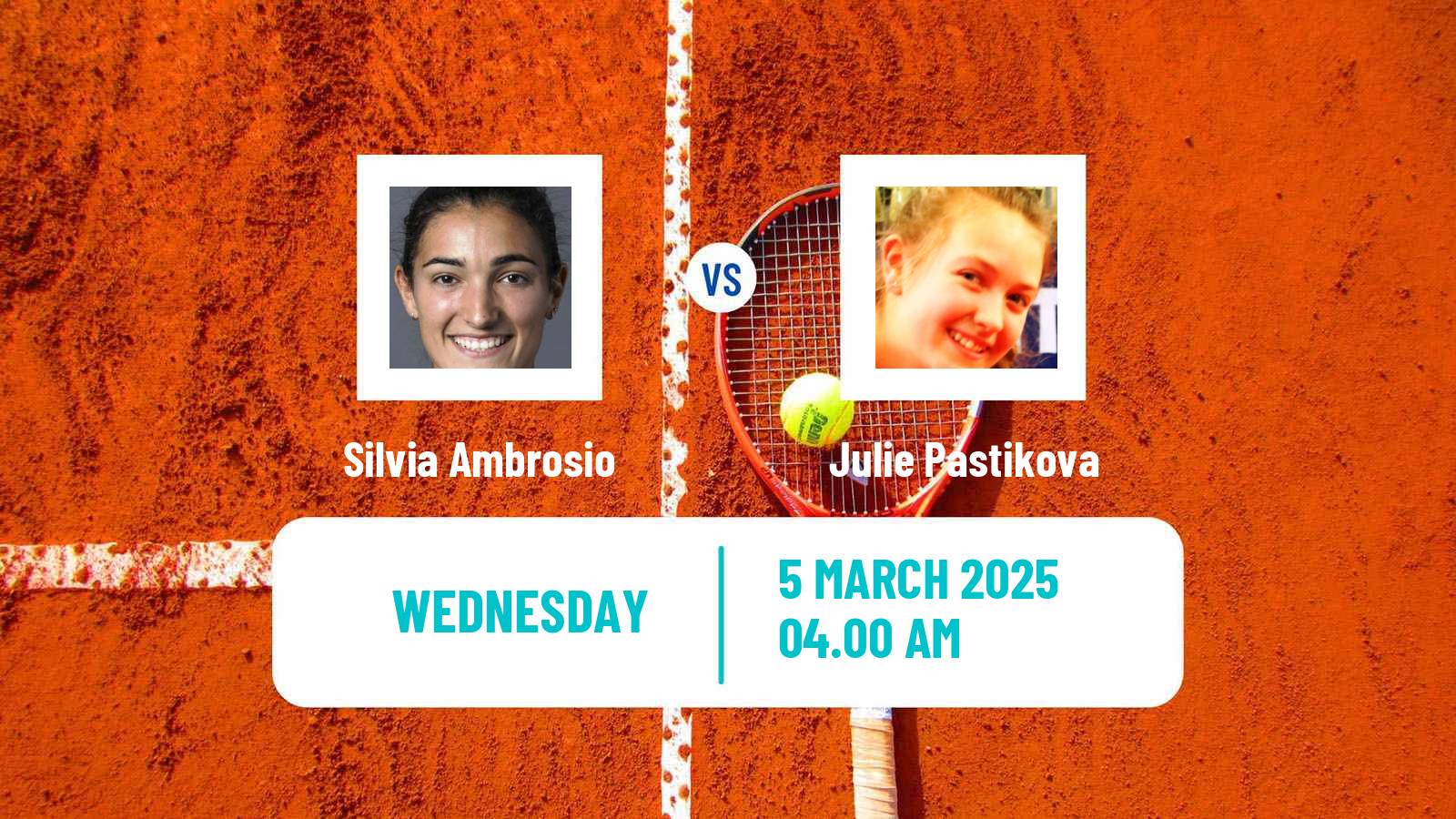 Tennis ITF W35 Solarino Women Silvia Ambrosio - Julie Pastikova