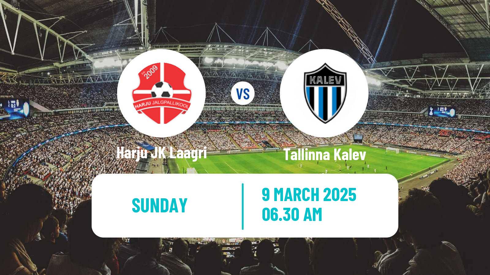 Soccer Estonian Meistriliiga Harju JK Laagri - Tallinna Kalev