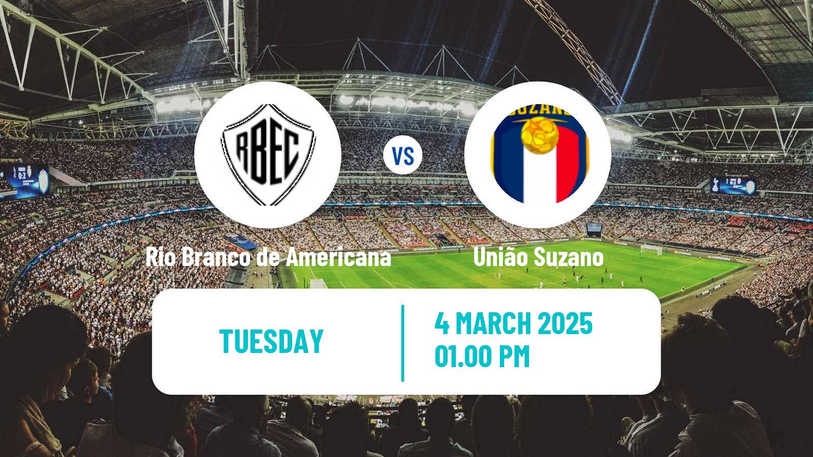 Soccer Brazilian Campeonato Paulista A3 Rio Branco de Americana - União Suzano