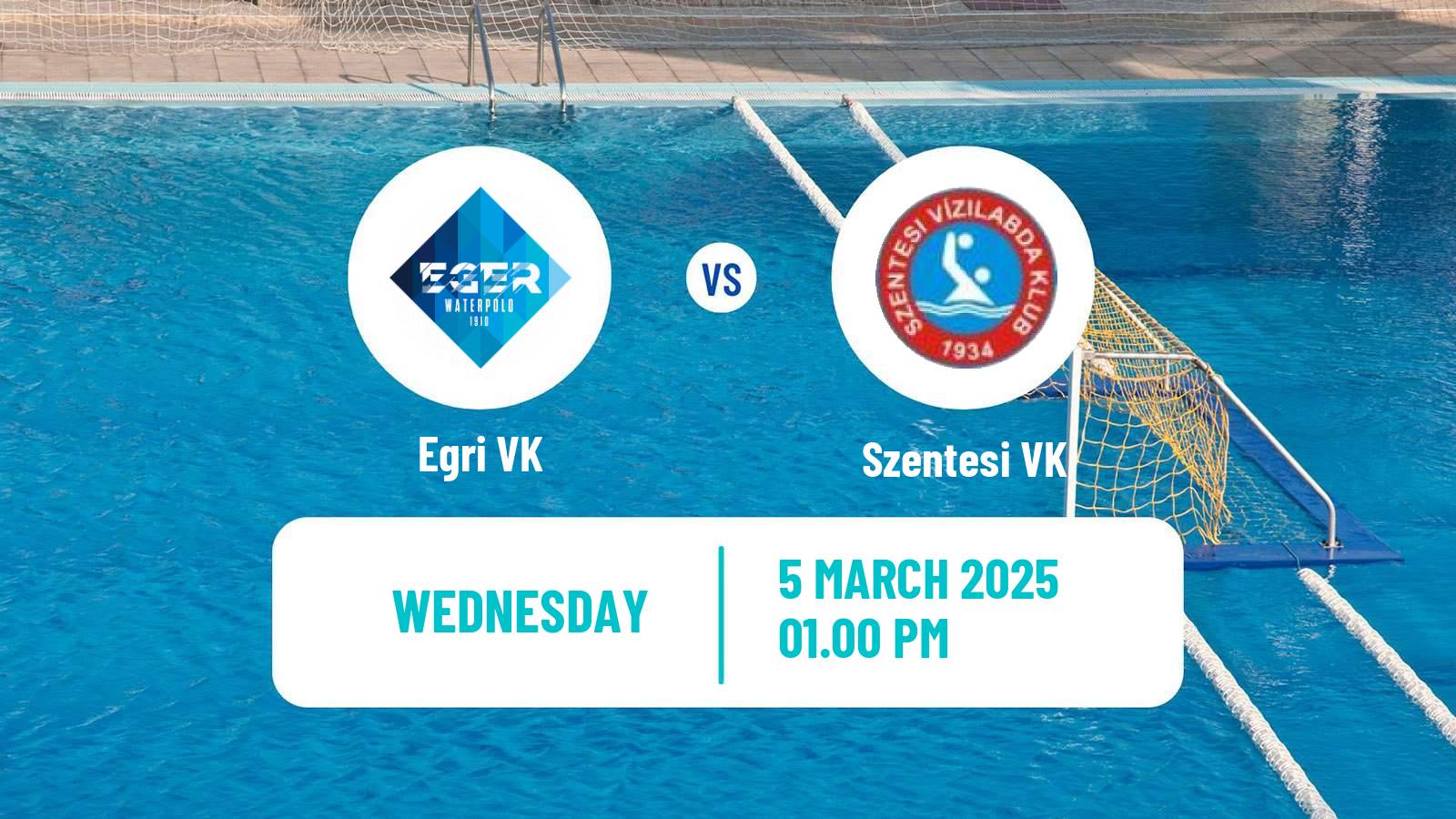 Water polo Hungarian OB I Water Polo Egri VK - Szentes