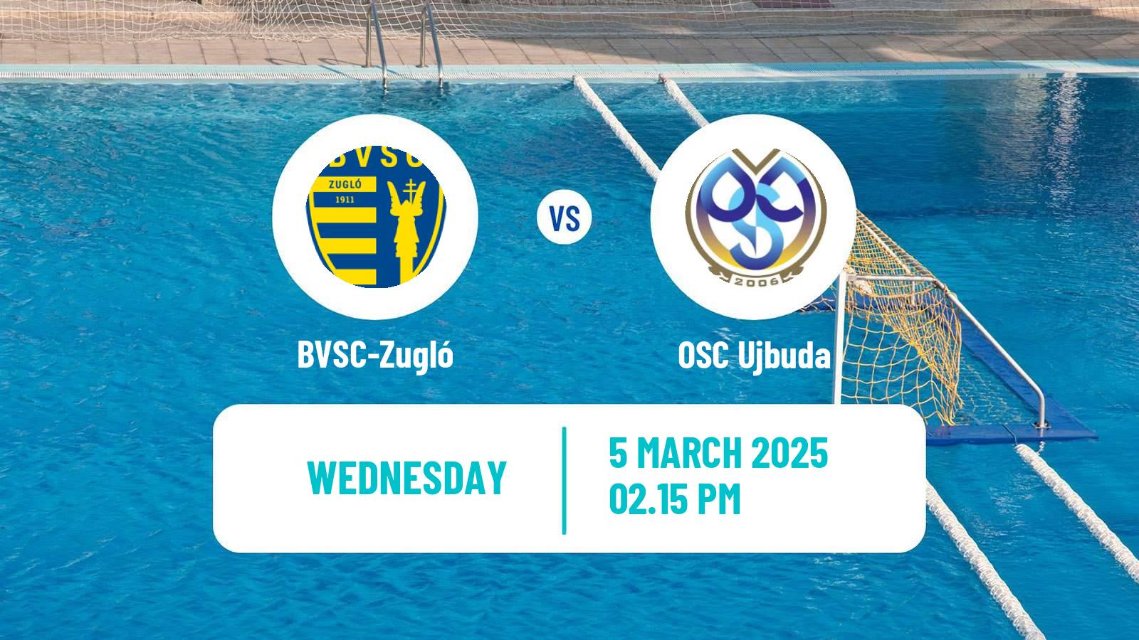 Water polo Hungarian OB I Water Polo BVSC-Zugló - OSC Ujbuda