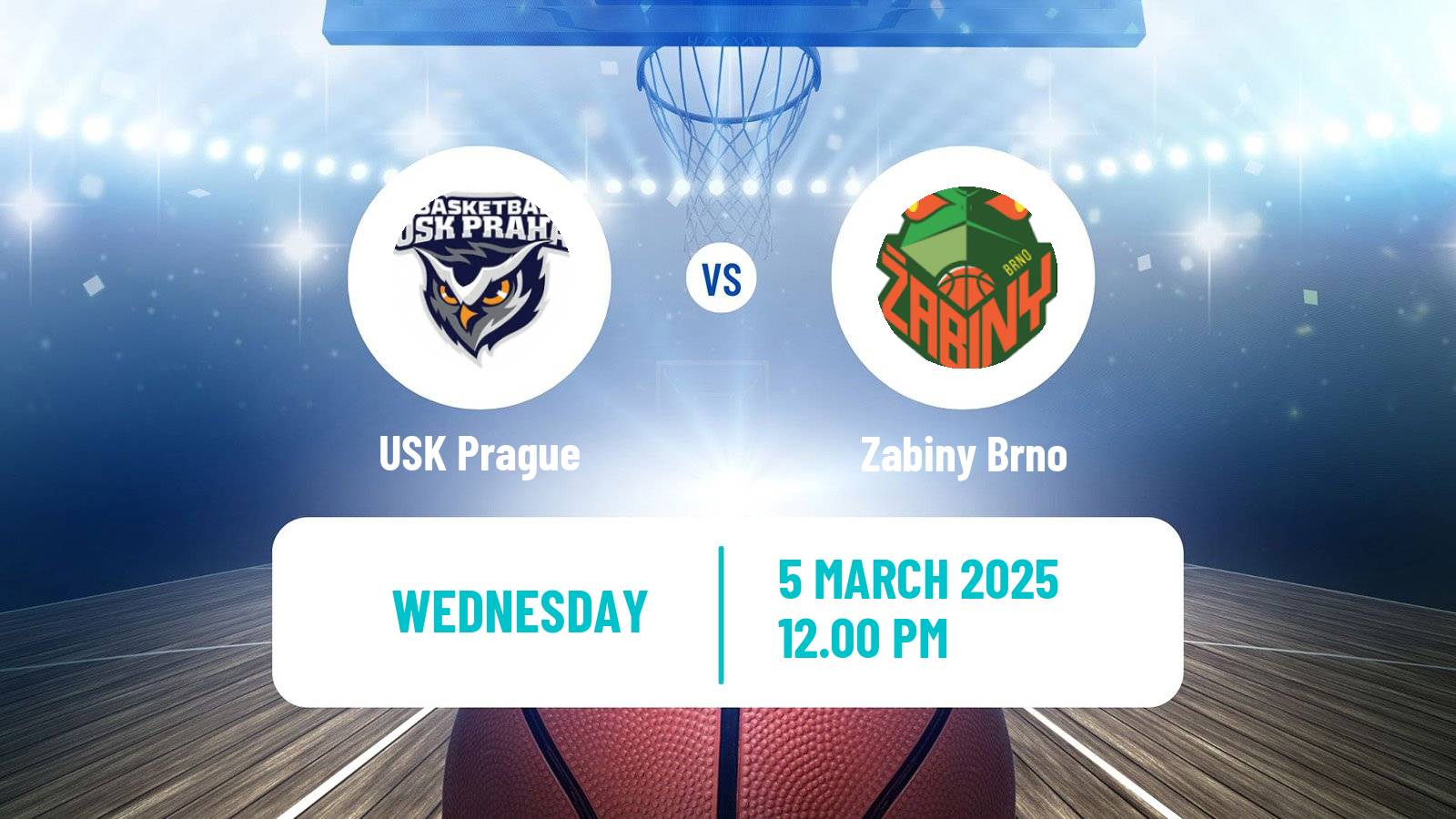 Basketball Czech ZBL Women USK Prague - Zabiny Brno