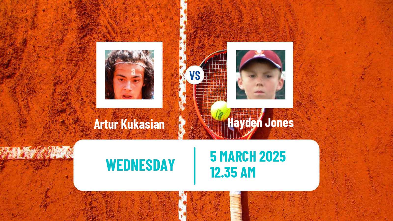 Tennis ITF M15 Maanshan 2 Men Artur Kukasian - Hayden Jones