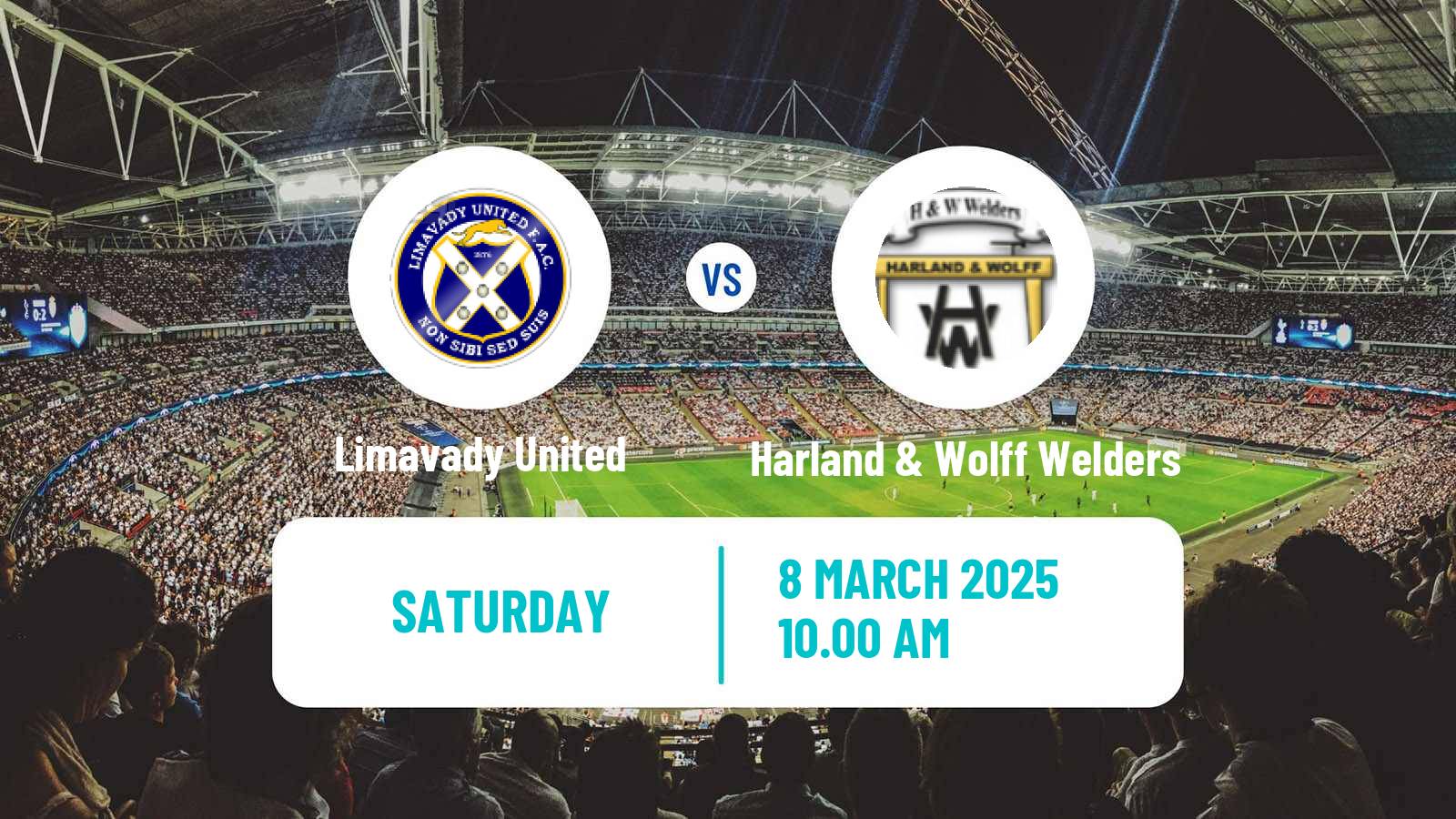 Soccer Northern Irish Championship Limavady United - Harland & Wolff Welders