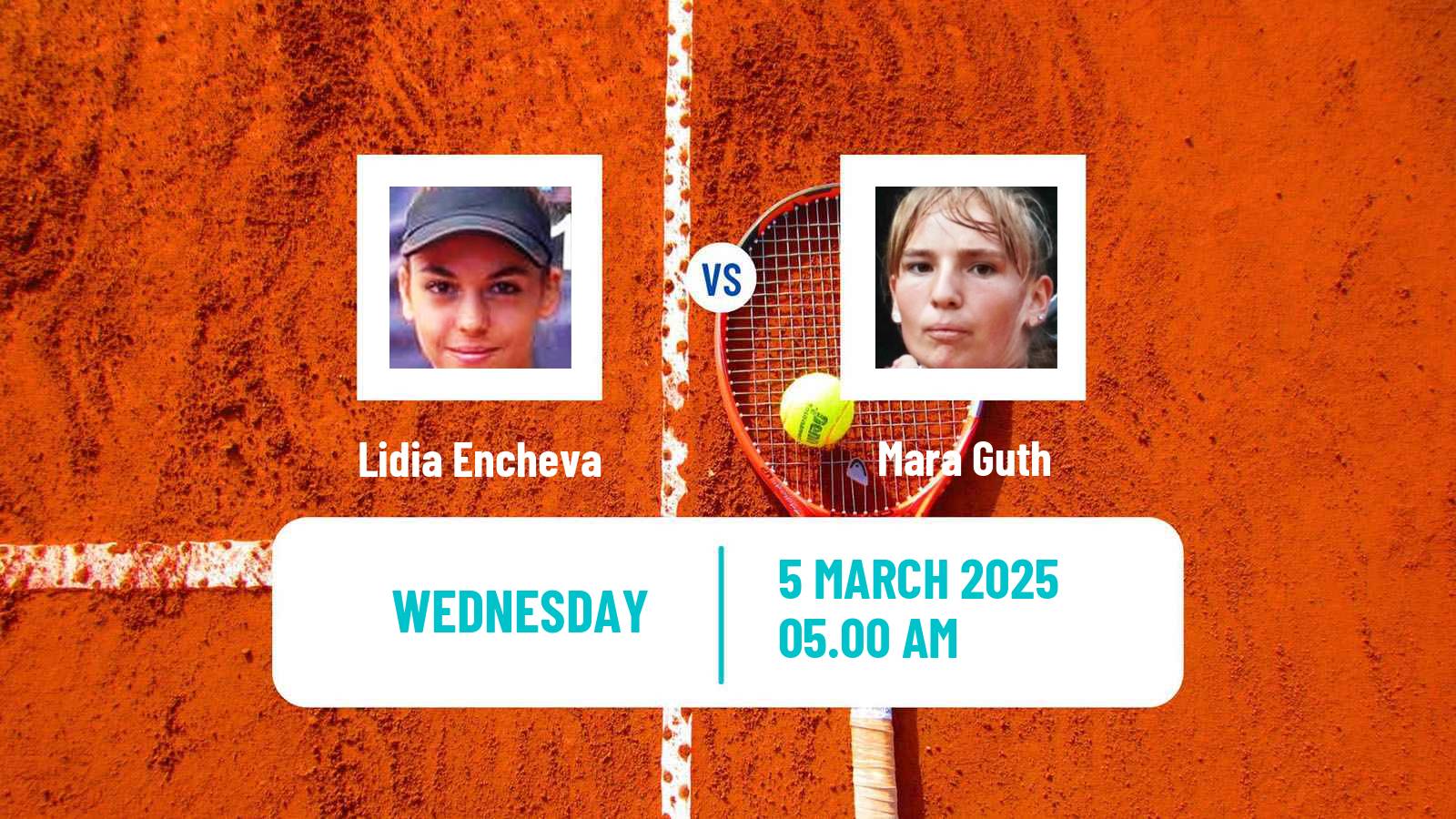 Tennis ITF W15 Hagetmau Women Lidia Encheva - Mara Guth