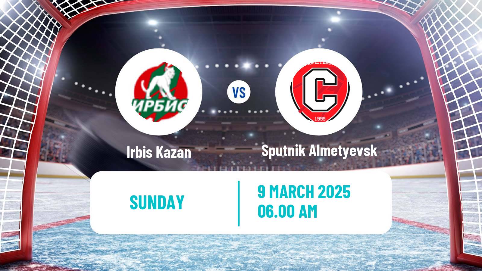 Hockey MHL Irbis Kazan - Sputnik Almetyevsk