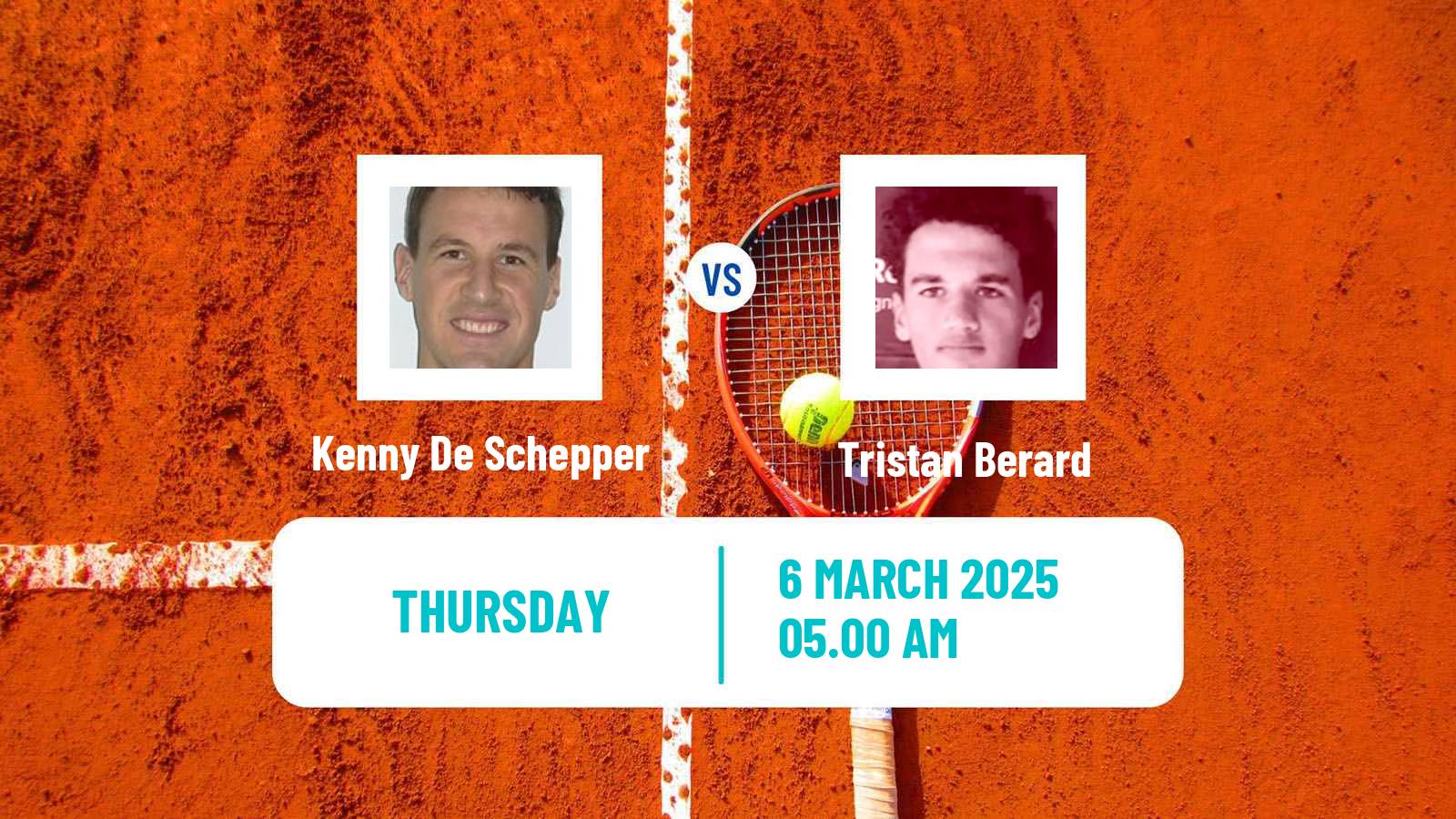 Tennis ITF M15 Poitiers Men Kenny De Schepper - Tristan Berard