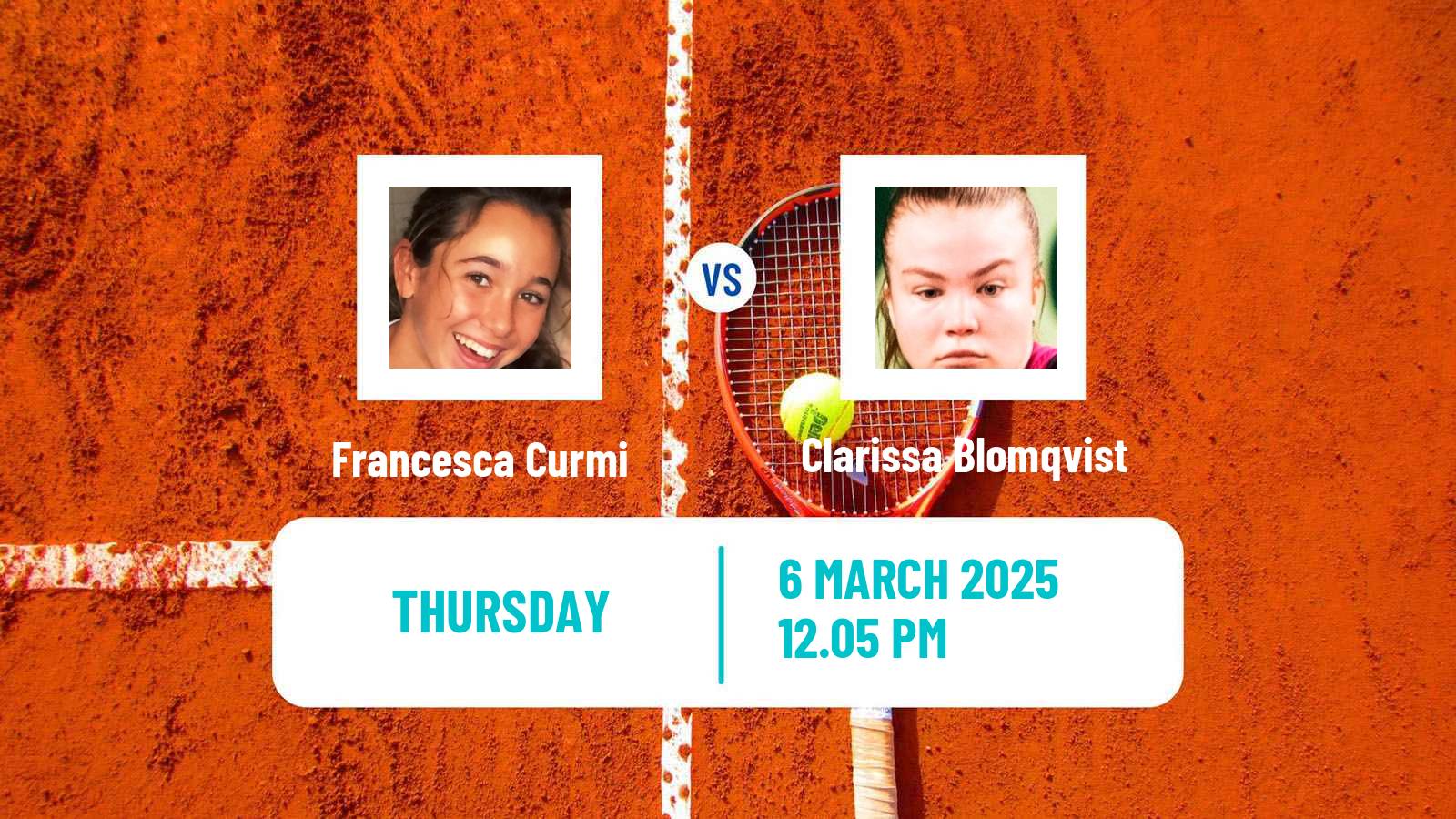 Tennis ITF W35 Helsinki Women Francesca Curmi - Clarissa Blomqvist