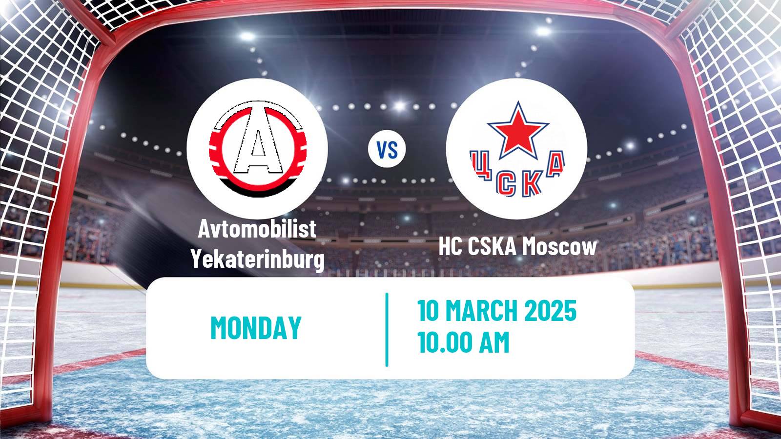 Hockey KHL Avtomobilist Yekaterinburg - HC CSKA Moscow