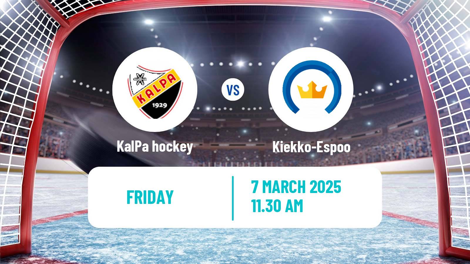 Hockey Finnish SM-liiga KalPa - Kiekko-Espoo