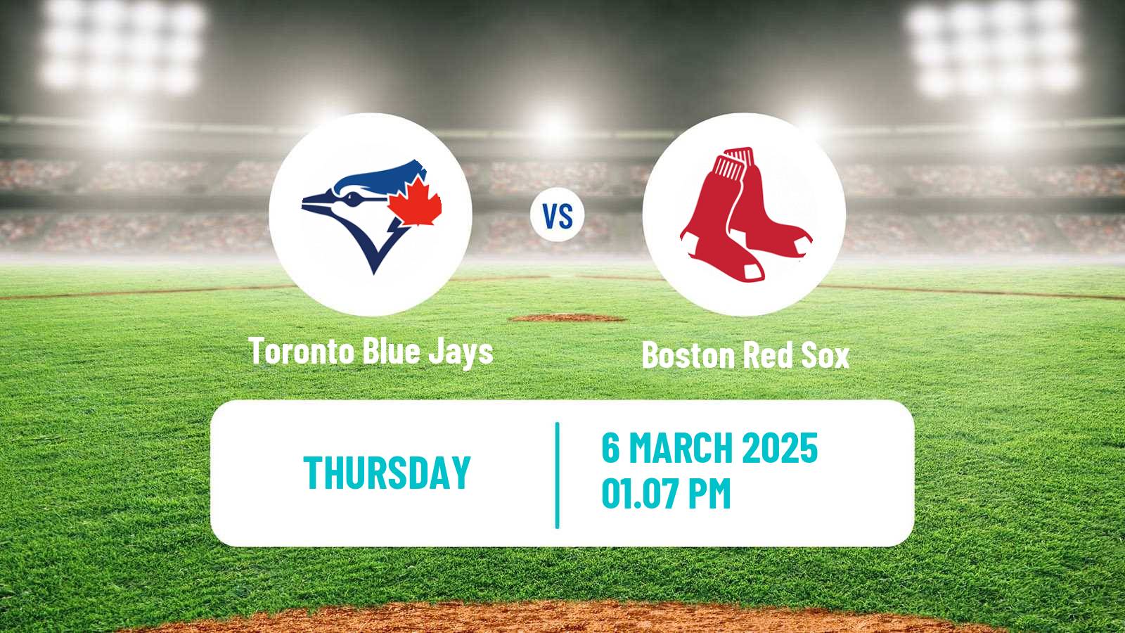 Baseball MLB Spring Training Toronto Blue Jays - Boston Red Sox