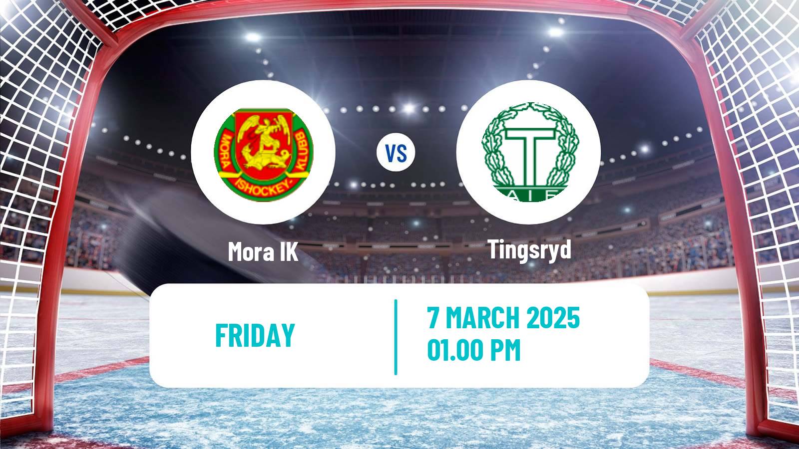 Hockey Swedish Hockey Allsvenskan Mora - Tingsryd
