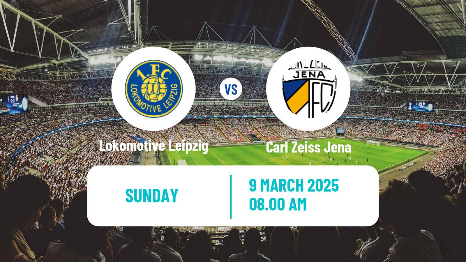 Soccer German Regionalliga Nordost Lokomotive Leipzig - Carl Zeiss Jena