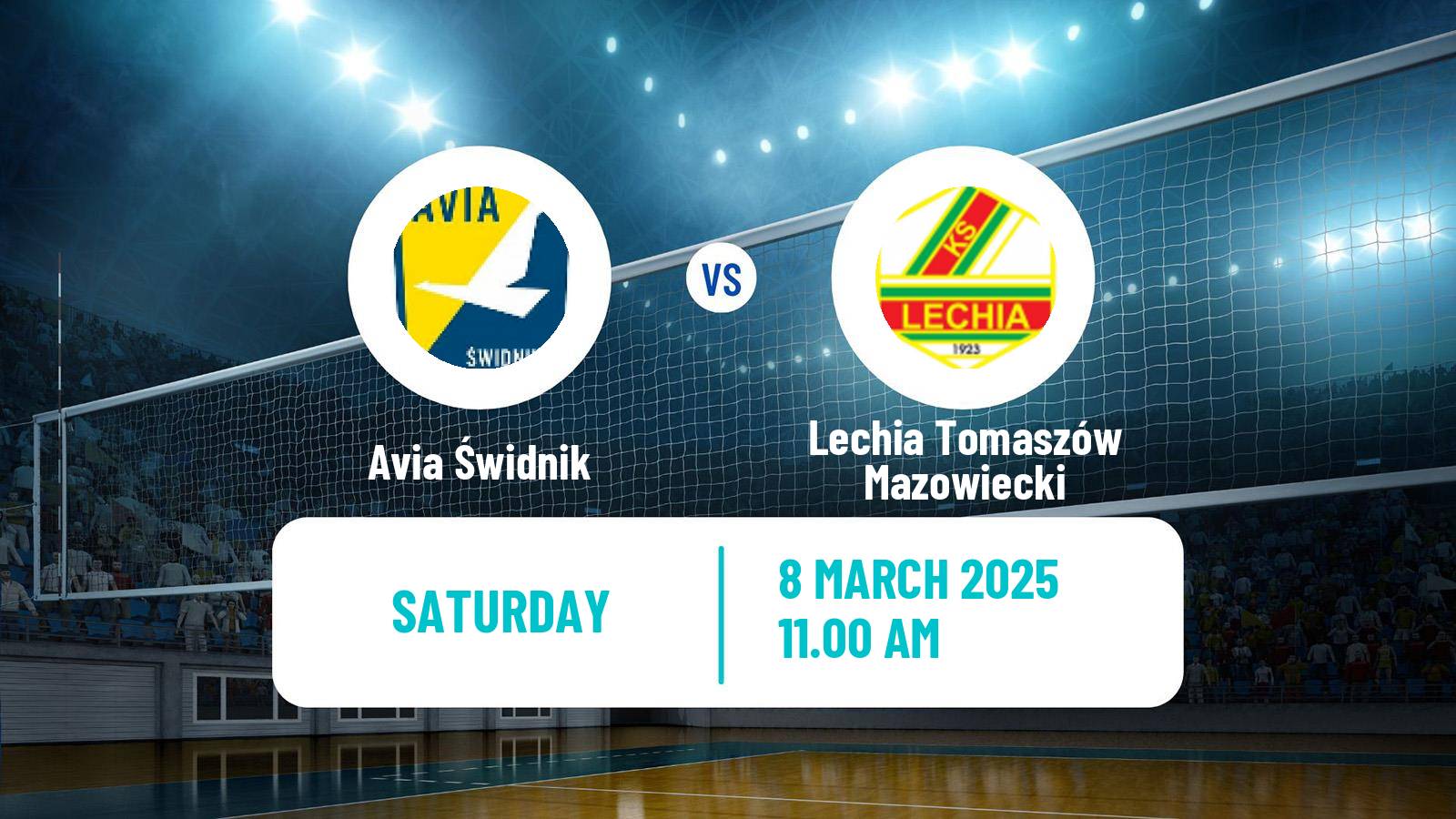 Volleyball Polish I Liga Volleyball Avia Świdnik - Lechia Tomaszów Mazowiecki
