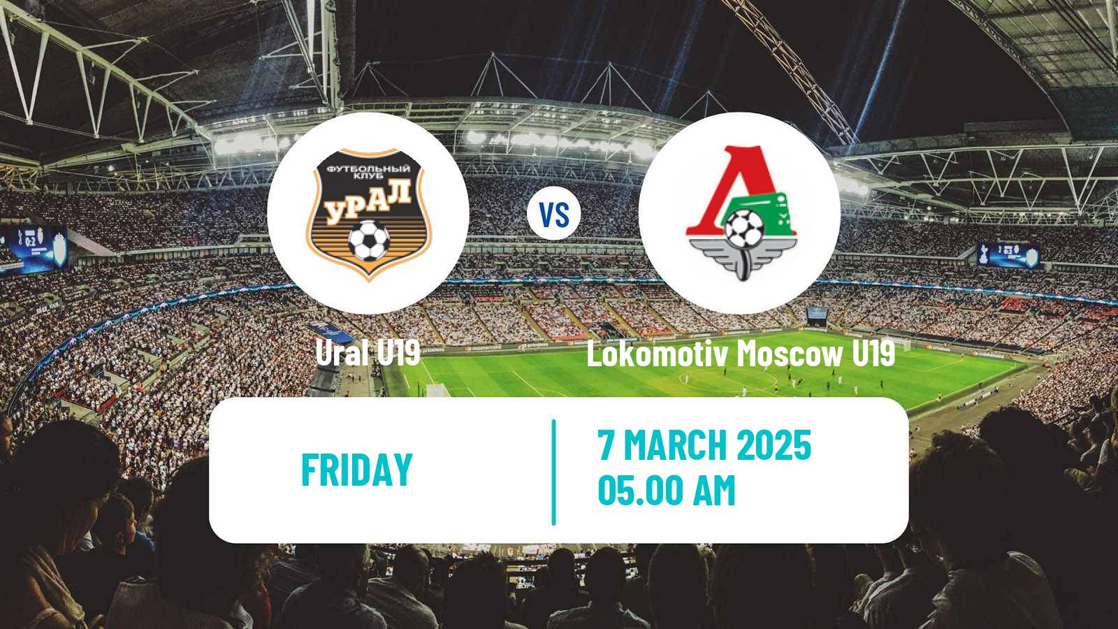 Soccer Russian Youth League Ural U19 - Lokomotiv Moscow U19