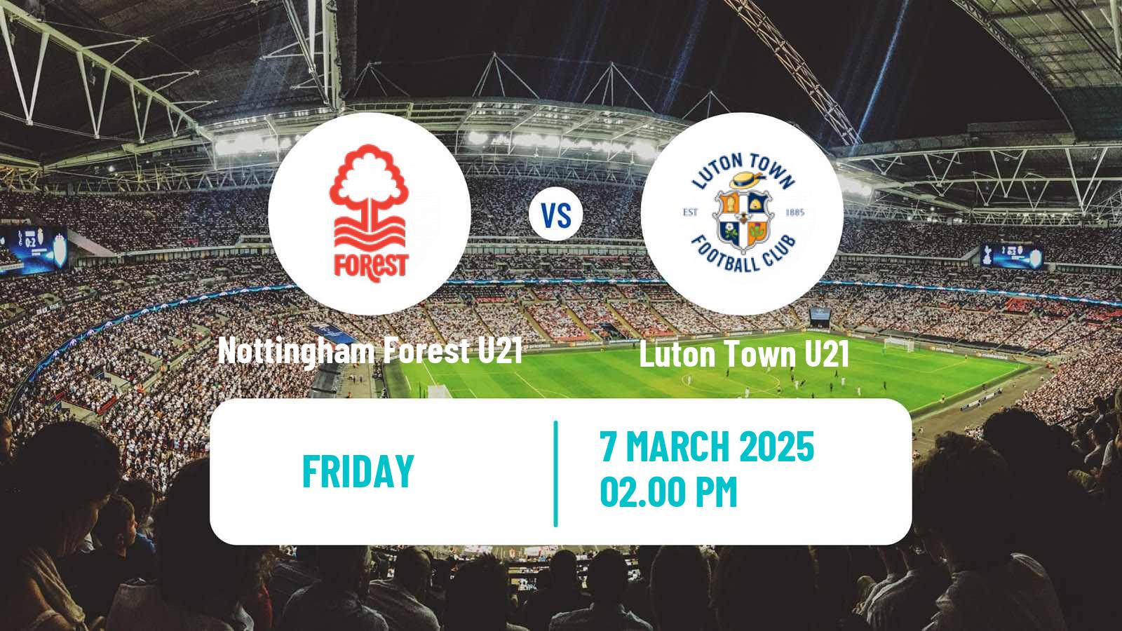 Soccer English Premier League Cup Nottingham Forest U21 - Luton Town U21