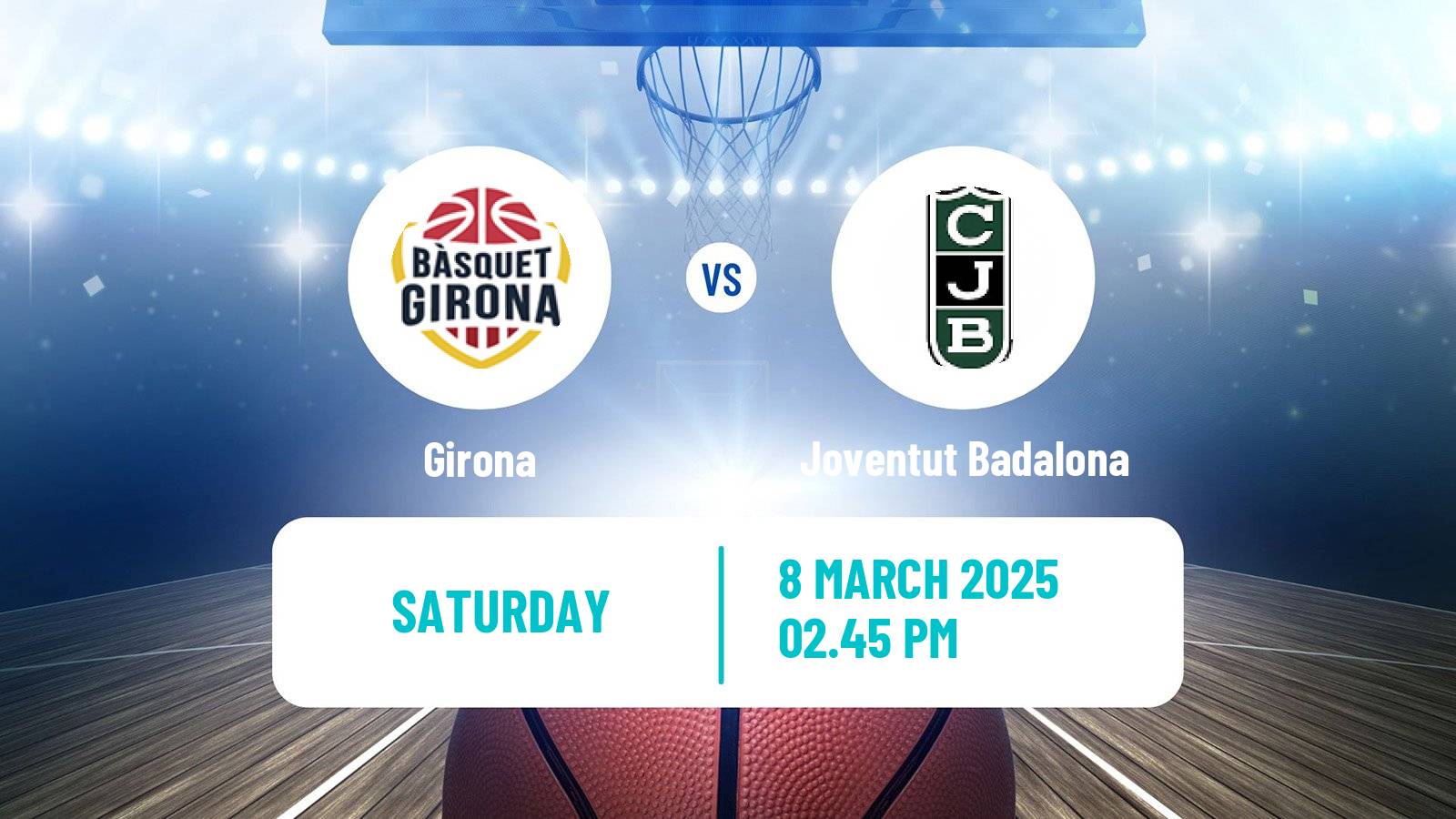 Basketball Spanish ACB League Girona - Joventut Badalona