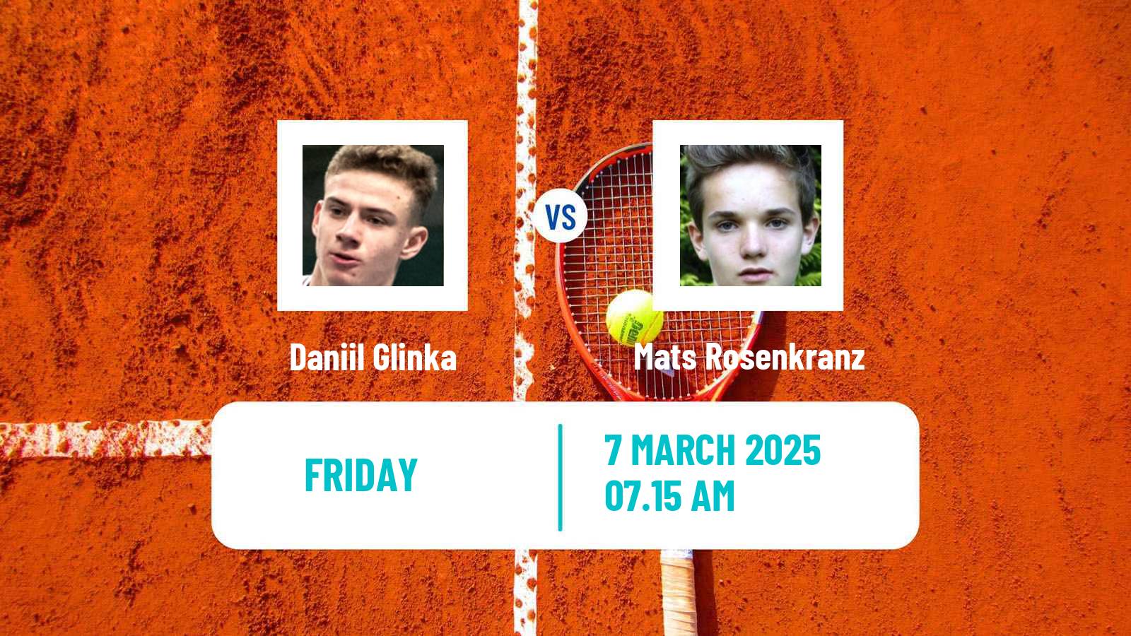 Tennis ITF M25 Trimbach Men Daniil Glinka - Mats Rosenkranz