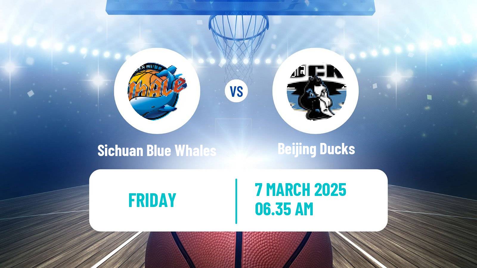 Basketball CBA Sichuan Blue Whales - Beijing Ducks