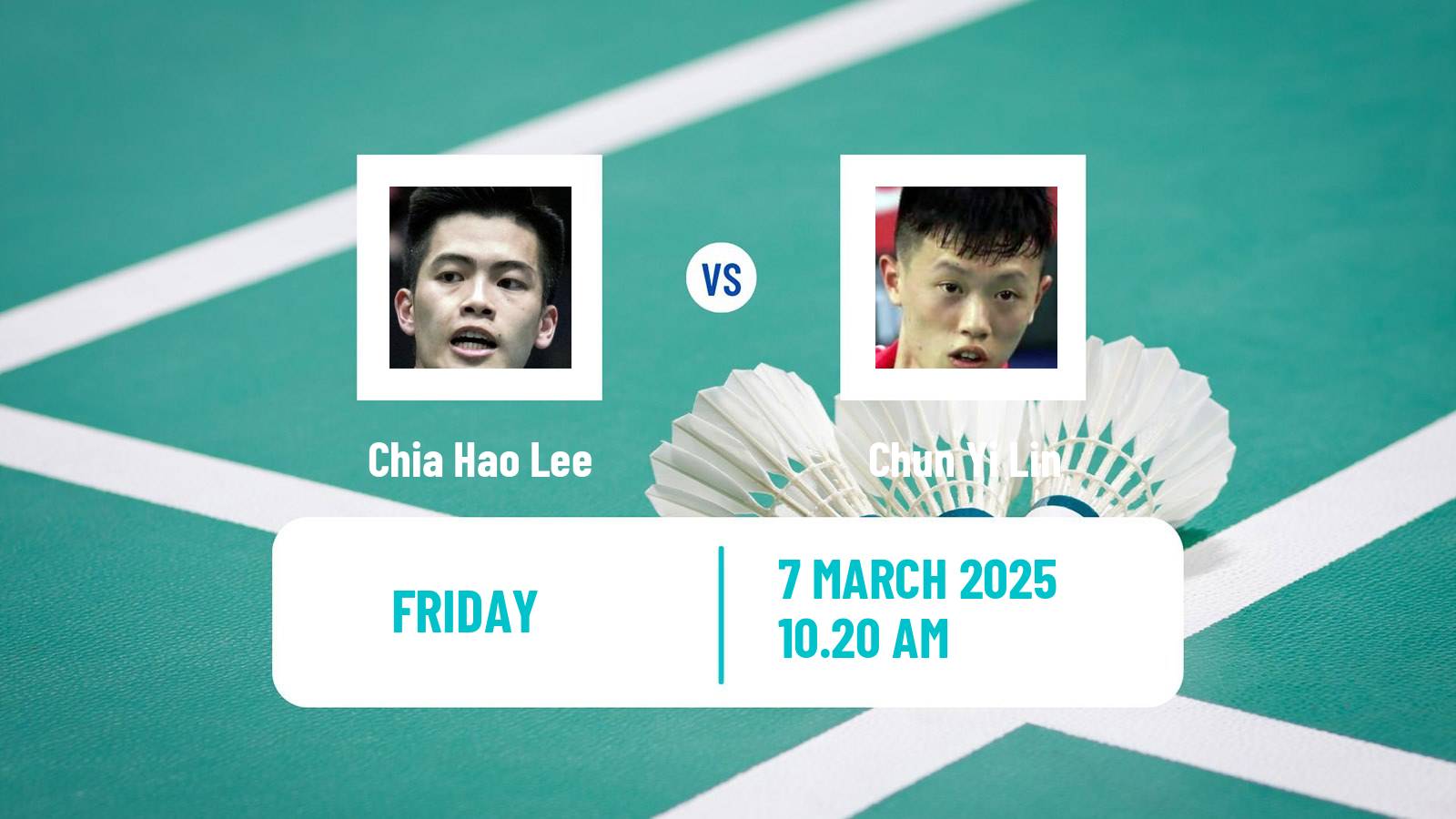 Badminton BWF World Tour Orleans Masters Men Chia Hao Lee - Chun Yi Lin