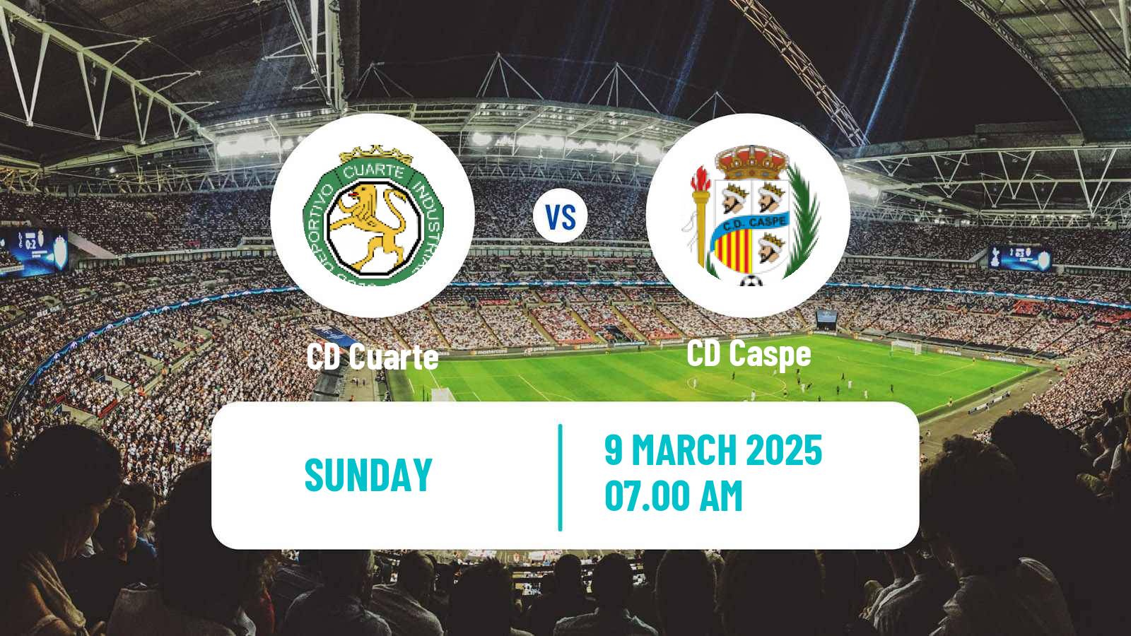 Soccer Spanish Tercera RFEF - Group 17 Cuarte - Caspe