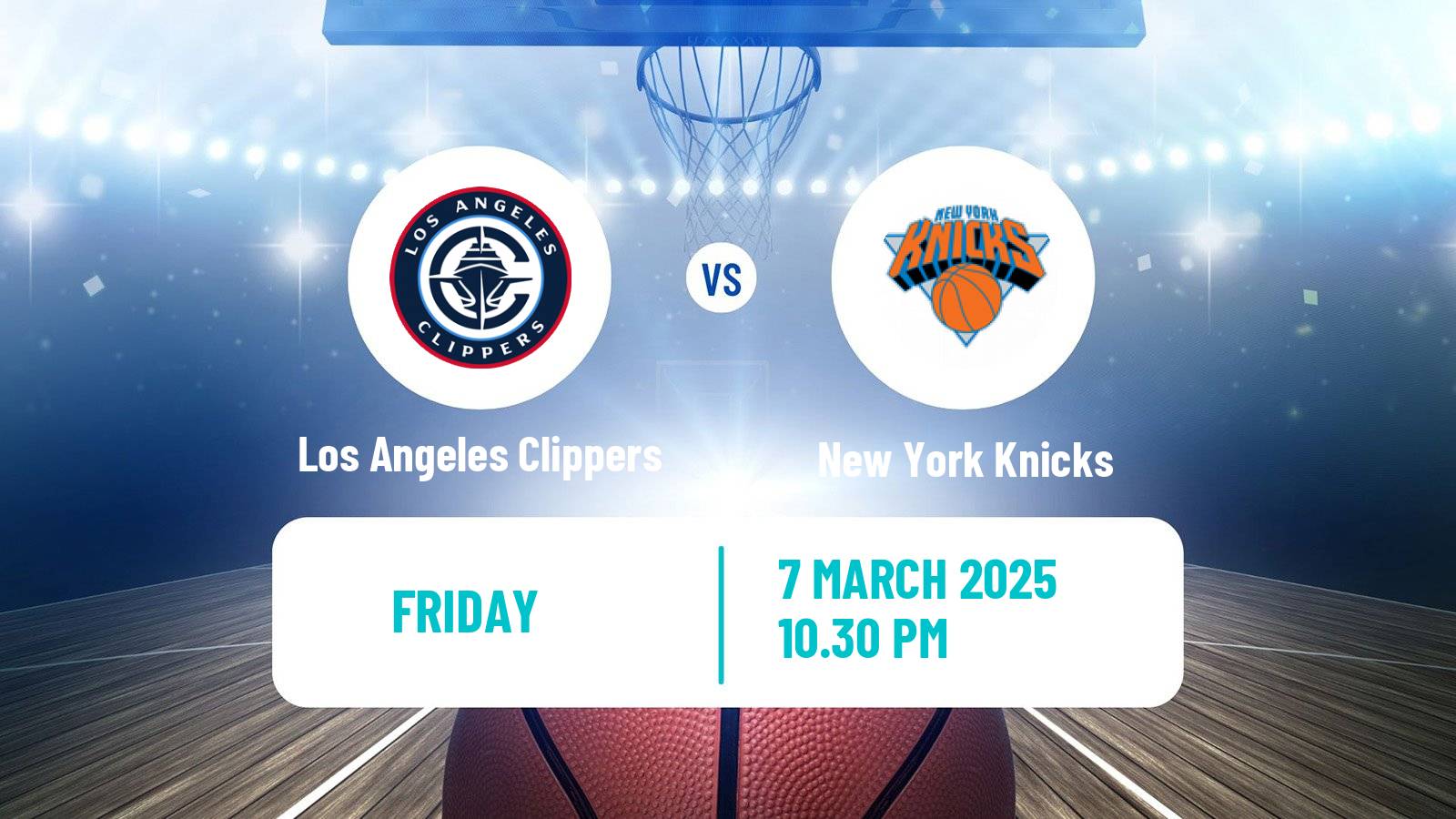 Basketball NBA Los Angeles Clippers - New York Knicks