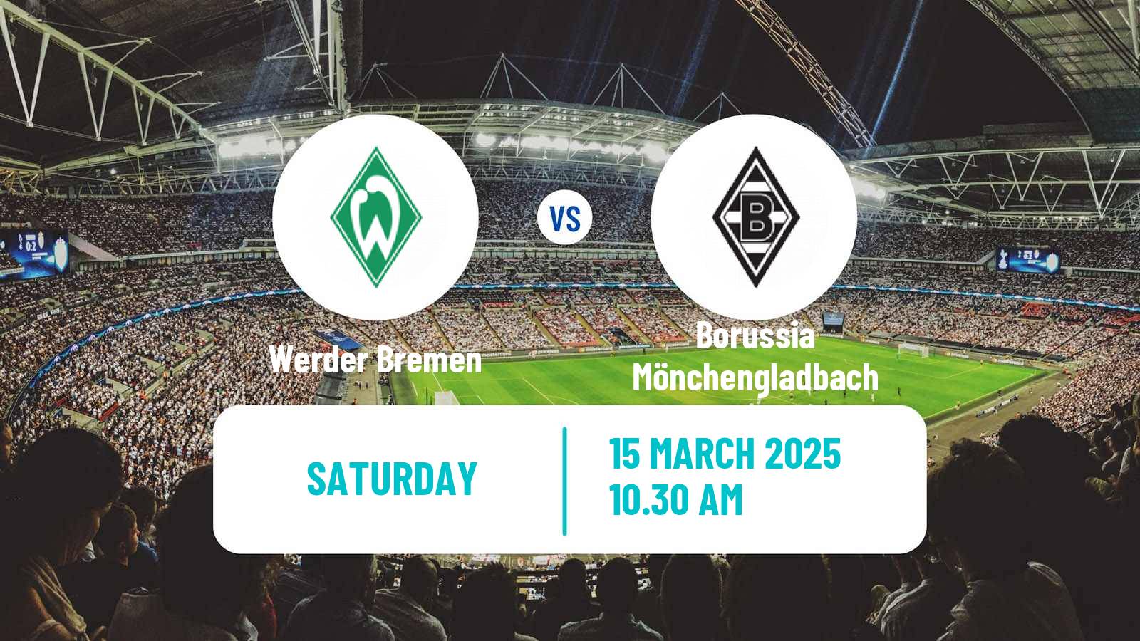 Soccer German Bundesliga Werder Bremen - Borussia Mönchengladbach