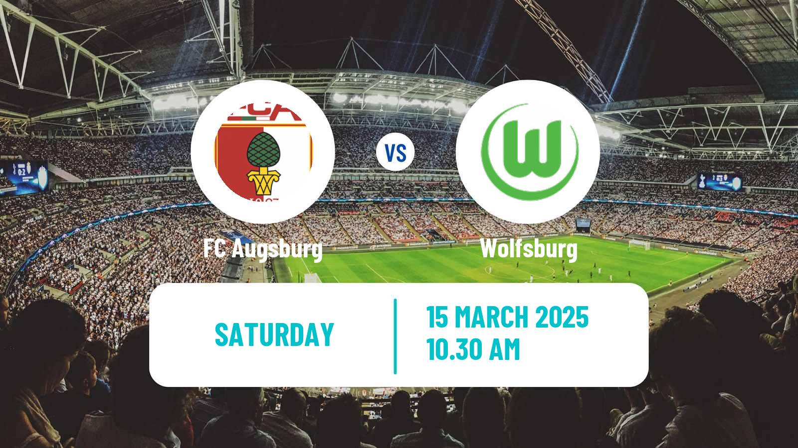 Soccer German Bundesliga Augsburg - Wolfsburg